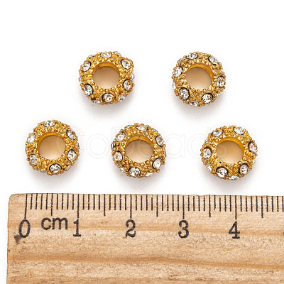 Alloy Rhinestone European Beads X-CPDL-H997-3-1