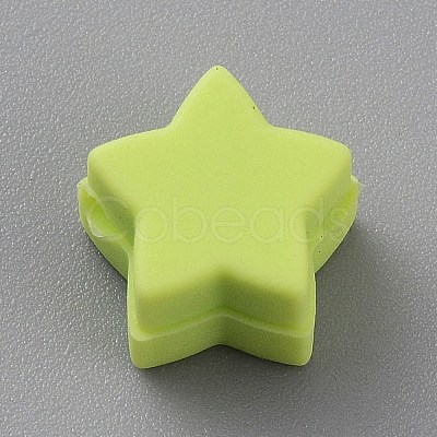 Star Silicone Focal Beads SIL-TAC0008-08H-1