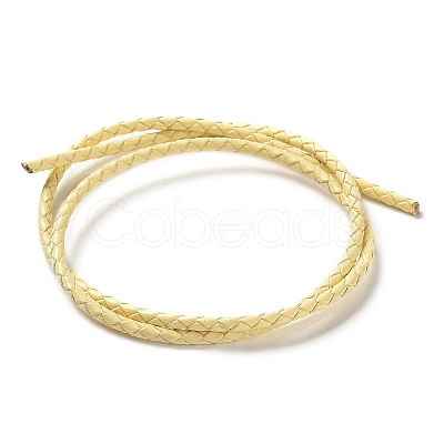 Braided Leather Cord VL3mm-25-1