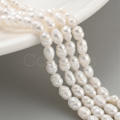 Natural Cultured Freshwater Pearl Beads Strands PEAR-P062-03A-1