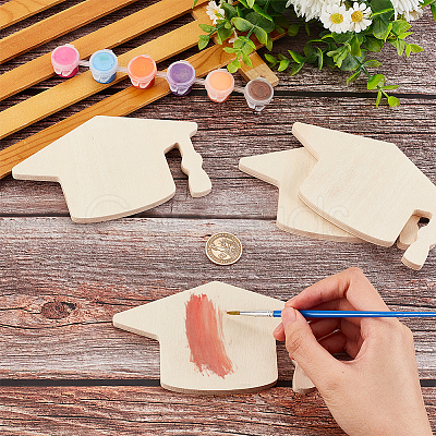 Unfinished Blank Natural Wood Sheets for Painting WOOD-WH0126-01-1