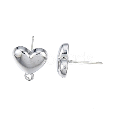 Alloy Stud Earring Findings PALLOY-N150-86P-1