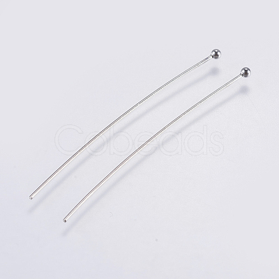 Tarnish Resistant 304 Stainless Steel Ball Head Pins LS-X-STAS-F146-02P-50mm-1
