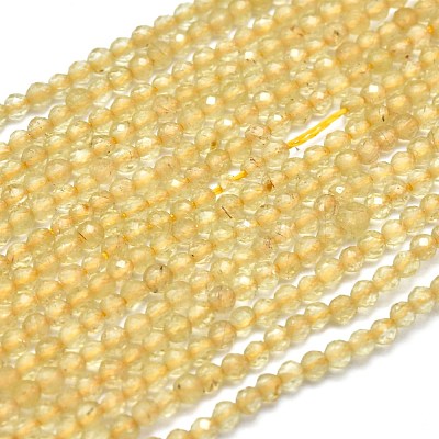 Natural Citrine Beads Strands G-I289-02-1