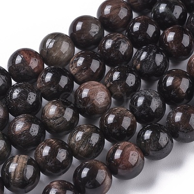 Natural Tiger Eye Beads Strands G-K301-10mm-01-1