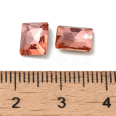 Glass Rhinestone Cabochons RGLA-P037-12B-D262-1