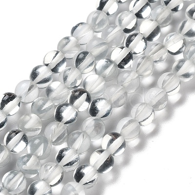 Synthetic Moonstone Beads Strands G-P528-J01-09-1
