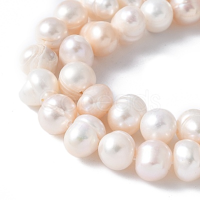 Natural Cultured Freshwater Pearl Beads Strands PEAR-I007-07O-12A-1