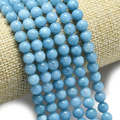 Natural Malaysia Jade Beads Strands G-L645-A01-6mm-15-1
