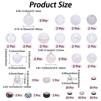 DIY Beads Findings Kits DIY-PA0001-35B-1