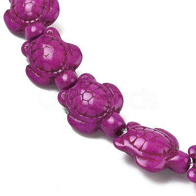 Dyed Synthetic Turquoise Beads Strands G-M152-04-B-1