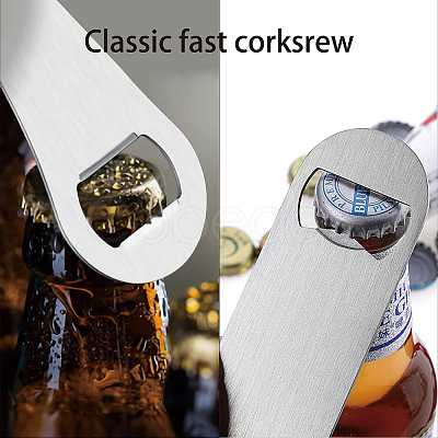 430 Stainless Steel Bottle Openers AJEW-WH0259-012-1