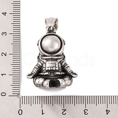 304 Stainless Steel Pendants STAS-K283-33AS-1