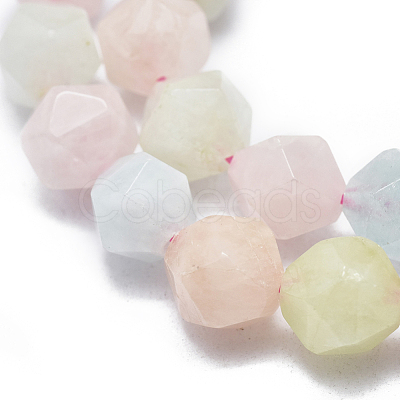 Natural Morganite Beads Strands G-K303-B03-10mm-1