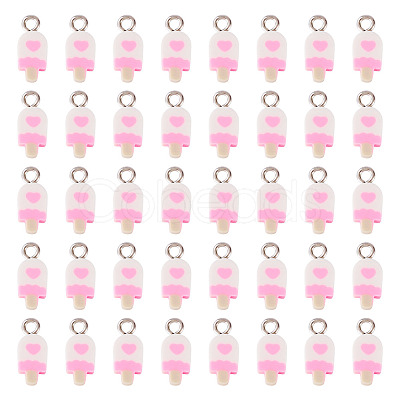 100Pcs Handmade Polymer Clay Charms CLAY-TA0001-96D-1