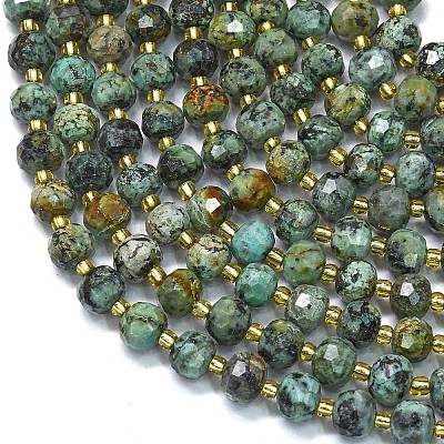 Natural African Turquoise Beads Strands G-K389-E46-01-1