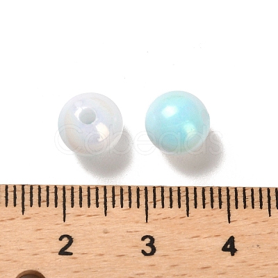 Opaque Acrylic Beads OACR-Z016-01A-09-1