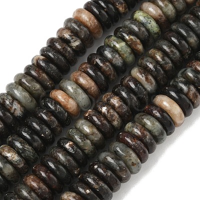 Natural Biotite Beads Strands G-B155-B04-4x10mm-1