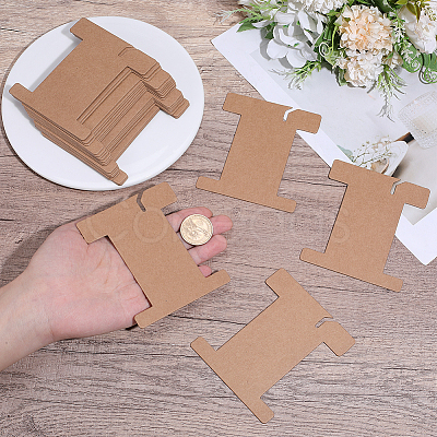 100Pcs Paper Thread Winding Boards SENE-SC0001-04-1