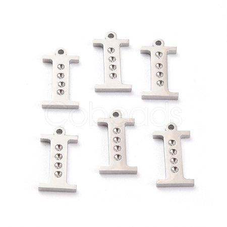 Non-Tarnish 304 Stainless Steel Pendant Rhinestone Settings STAS-F267-09I-P-1