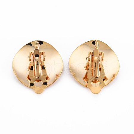 Brass Clip-on Earring Setting KK-S356-730-1