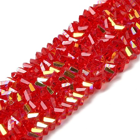 Transparent Glass Beads Strands EGLA-P061-04A-AB07-1