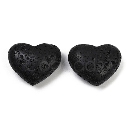 Heart Natural Lava Rock Palm Stones G-C186-02C-1