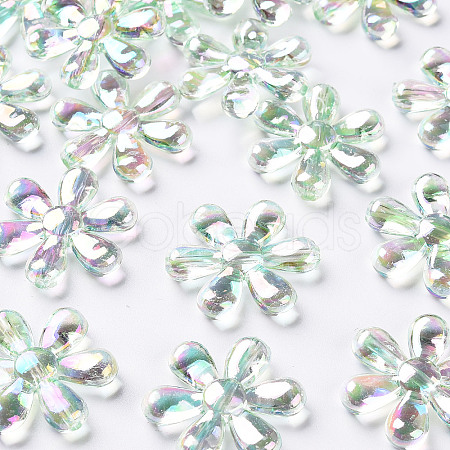 Transparent Acrylic Beads TACR-S154-35C-327-1