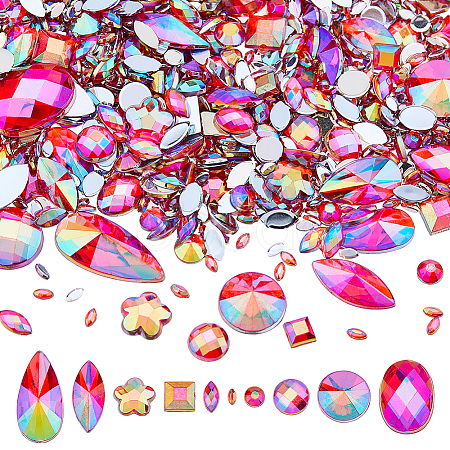 Acrylic Rhinestone Cabochons DIY-HS0001-63A-1