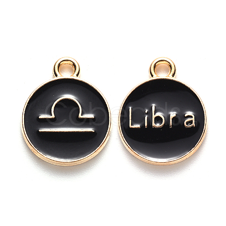 Alloy Enamel Pendants LS-X-ENAM-S124-01A-08K-1