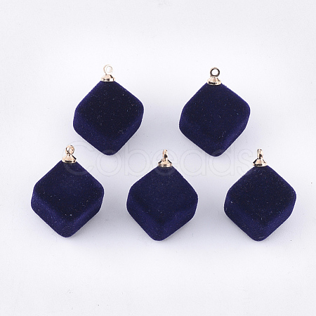 Flocky Acrylic Pendants FIND-T046-30-03-1