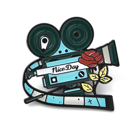 Cinecamera Enamel Pins JEWB-D308-02D-EB-1