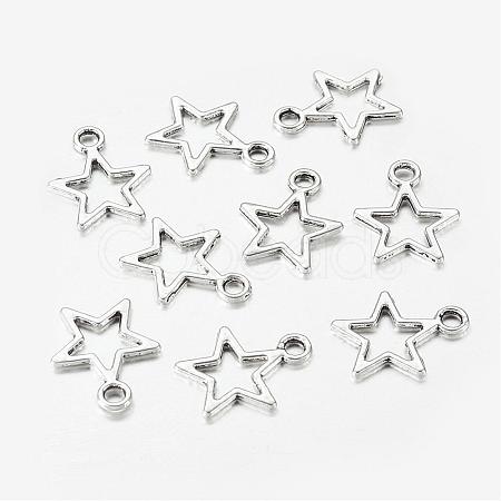 Tibetan Style Alloy Charms X-LF10651Y-1
