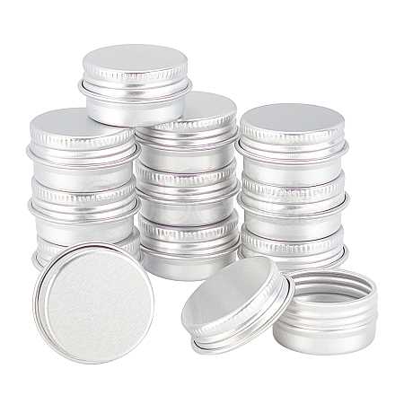Round Aluminium Tin Cans CON-WH0079-14-1