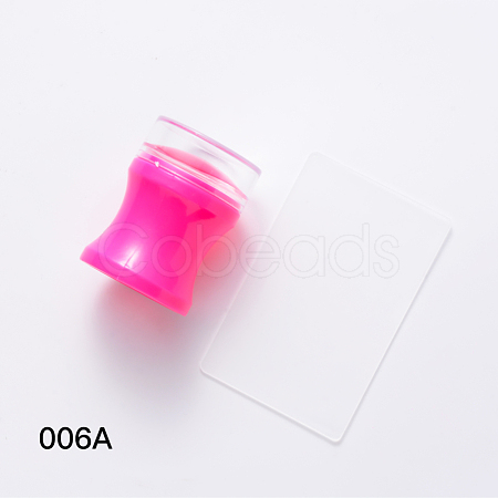 Silicone Nail Art Seal Stamp and Scraper Set MRMJ-Q061-006A-1