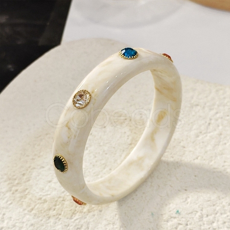 Resin Bangles for Women LS-BJEW-P357-04G-1