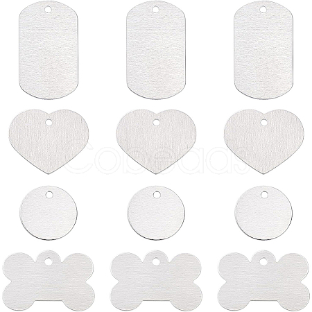Aluminum Big Pendants ALUM-BC0001-38-1