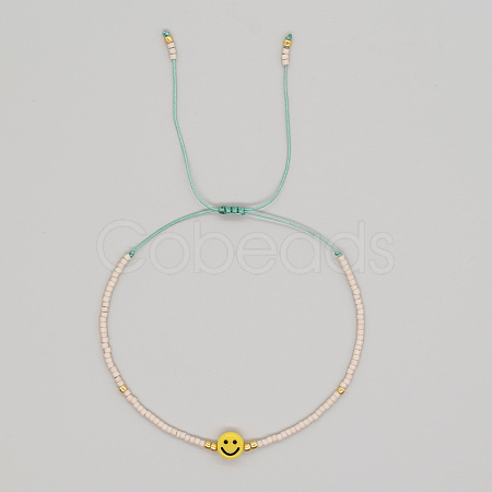 Bohemian Glass Seed Beads Braided Bead Bracelets JT0778-1-1