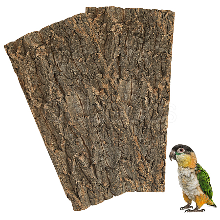 Wood Tree Rind Decoration AJEW-WH20064-07A-1
