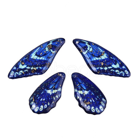 Epoxy Resin Pendants RESI-N045-02C-1