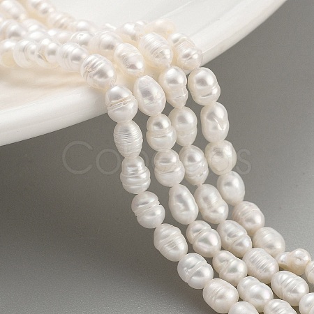Natural Cultured Freshwater Pearl Beads Strands PEAR-P062-03A-1