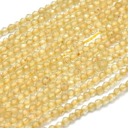 Natural Citrine Beads Strands G-I289-02-1