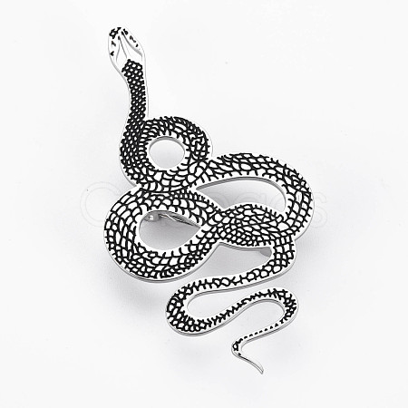 Snake Brooch JEWB-N007-009P-FF-1