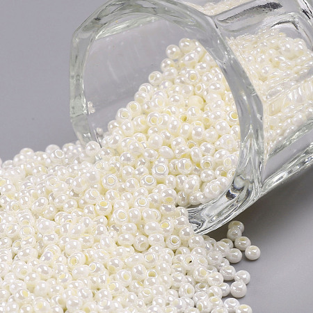 11/0 FGB Grade A Ceylon Glass Seed Beads X-SEED-N001-B-0481-1