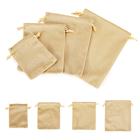 4Pcs 4 Styles Velvet Jewelry Drawstring Storage Pouches TP-TADJ0001-02-1