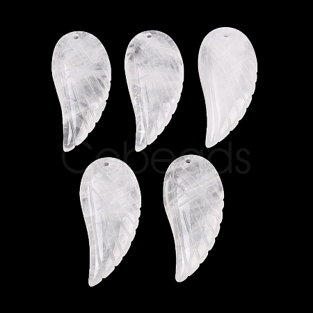 Natural Quartz Crystal Pendants G-E435-F-16-1