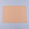 Flat PU Leather Strip, DIY Leather Craft Strips Supplies, Rectangle, Chocolate, 210x300mm