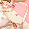 2Pcs Alloy with Acrylic Oval Link Purse Strap Extenders FIND-UN0003-17-5
