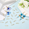 32Pcs Brass Earring Hooks KK-SC0006-57G-3