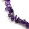 Natural Amethyst Chips Beads Strands X-G-P030-02-2